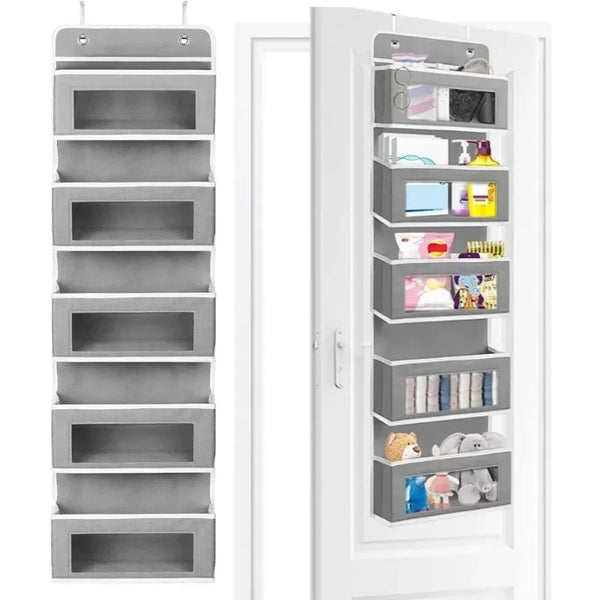 Organisator med fem lommer til ophæng over døren