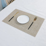 PVC Woven-Style Dining Placemats