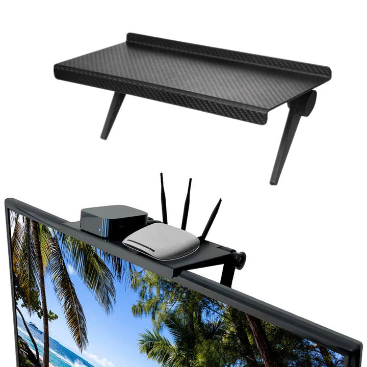 Adjustable TV & Monitor Top Shelf