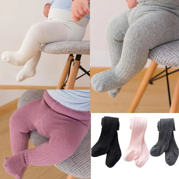 Cotton Blend Baby Tights