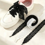 Wide Lace Shoelaces – Pair