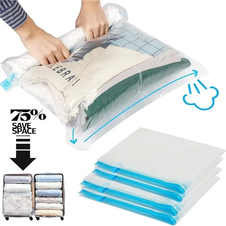 Roll-Up Clothing Compression Bags