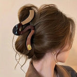4-Pack Wavy Hair Claw Clips