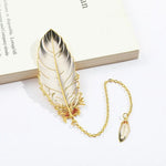 Metal Feather Bookmark