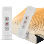 Luz de lectura con pinza recargable por USB