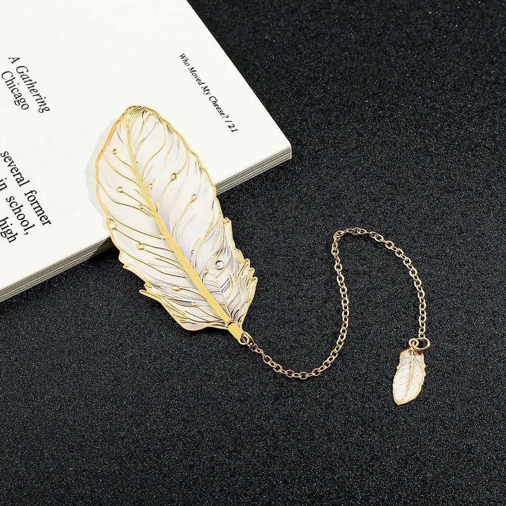 Metal Feather Bookmark