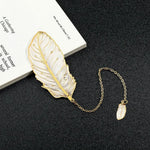 Metal Feather Bookmark