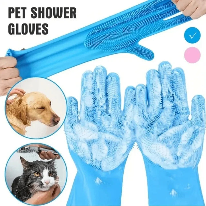 Pet Bathing & Grooming Gloves