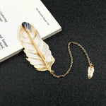 Metal Feather Bookmark