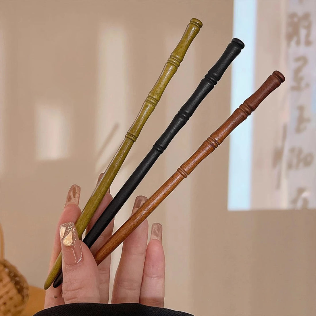 Bamboo-Style Hair Stick