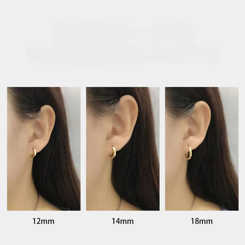 Boucles d’oreilles créoles argentées