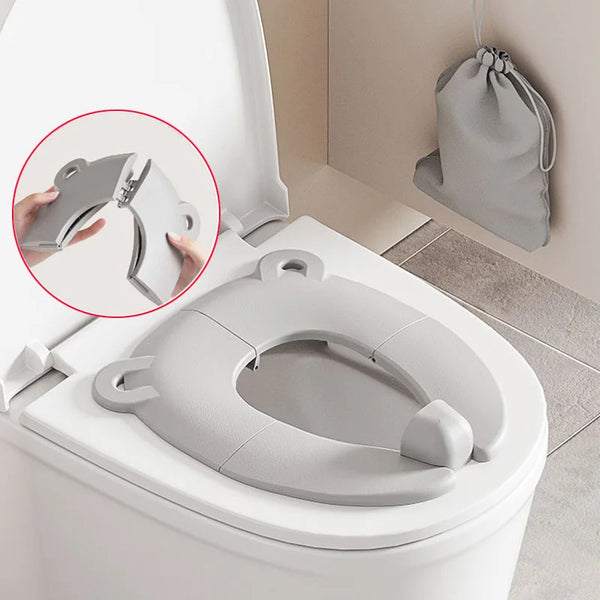 Taitettava matka-wc-istuin