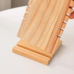 Expositor de madera para collares