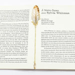 Metal Feather Bookmark