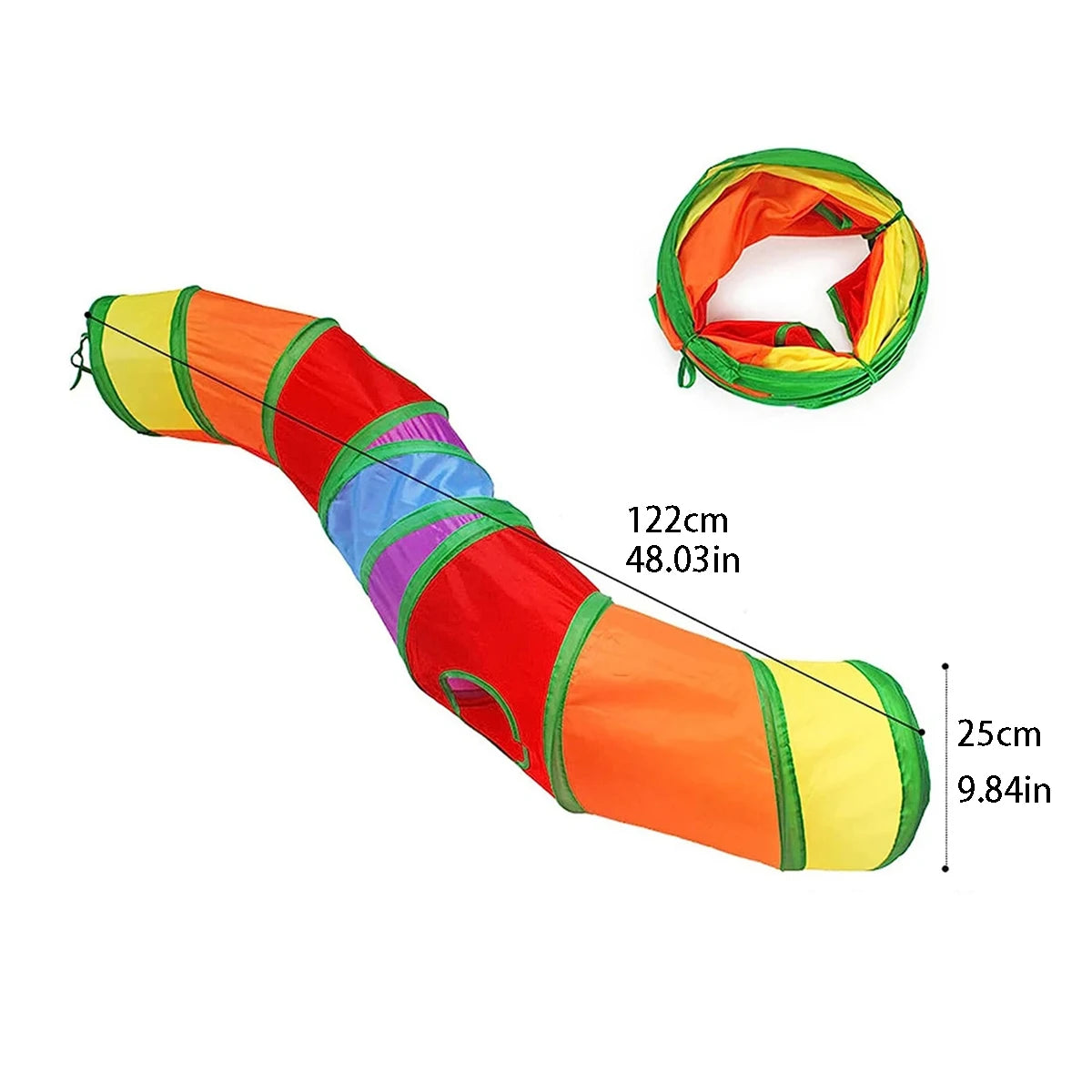 Collapsible Cat Play Tunnel