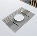 PVC Woven-Style Dining Placemats