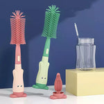 Lot de brosses en silicone pour biberons et tétines