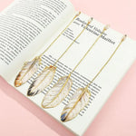 Metal Feather Bookmark