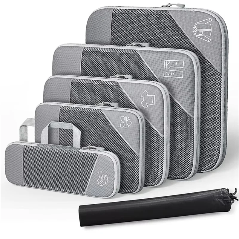 Ensemble de 6 organiseurs de voyage pour bagages