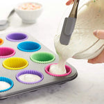 Moules à pâtisserie en silicone – lot de 12