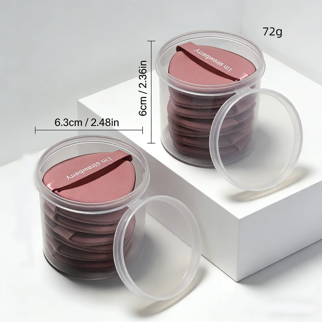 Pink Powder Puffs – 7 Pack