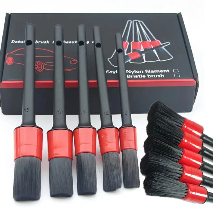 Car Detailing Brushes – 5 Piece Set