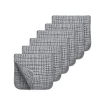 Lot de 6 langes en mousseline de coton