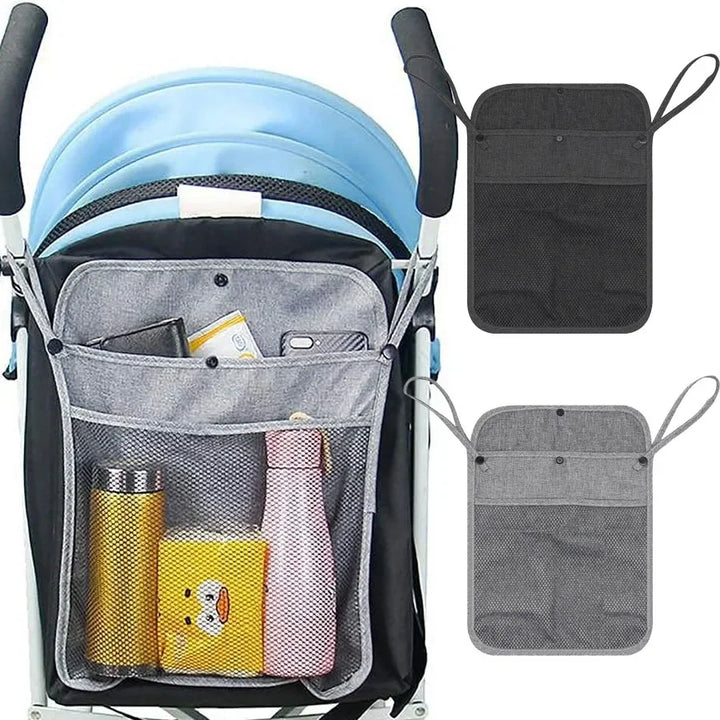 Organizador para cochecito con bolsillo de malla
