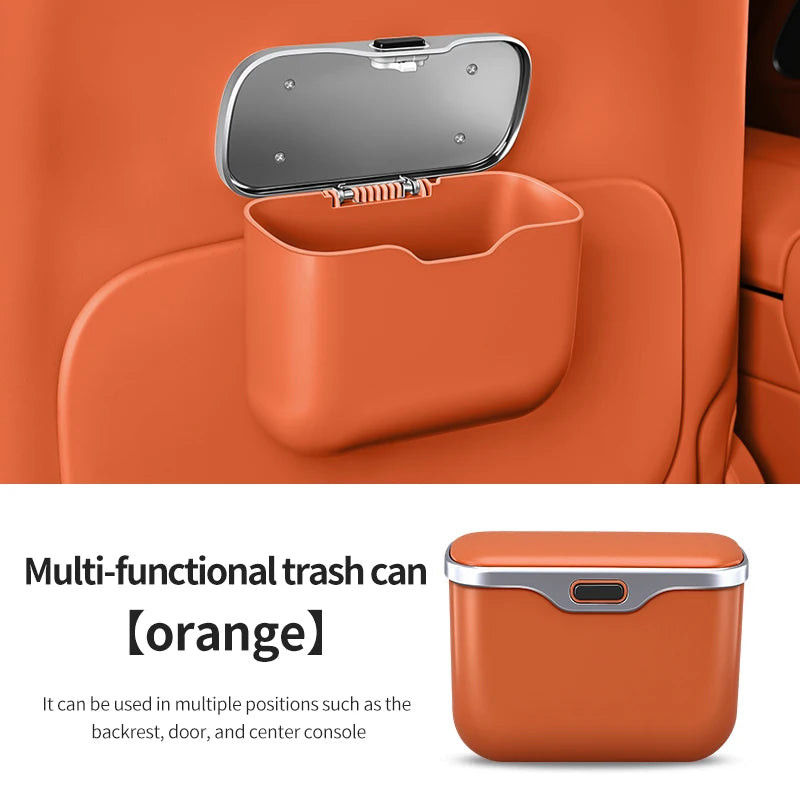 Hanging Car Rubbish Bin with Lid