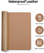 Sous-main de bureau en similicuir