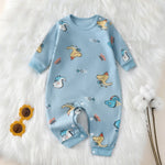 Cotton Animal Print Baby Romper