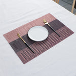 PVC Woven-Style Dining Placemats