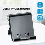 Support pliable pour téléphone de bureau
