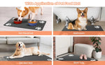 Alfombrilla absorbente para comedero de mascotas