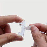 Lot de 30 clips adhésifs transparents pour câbles