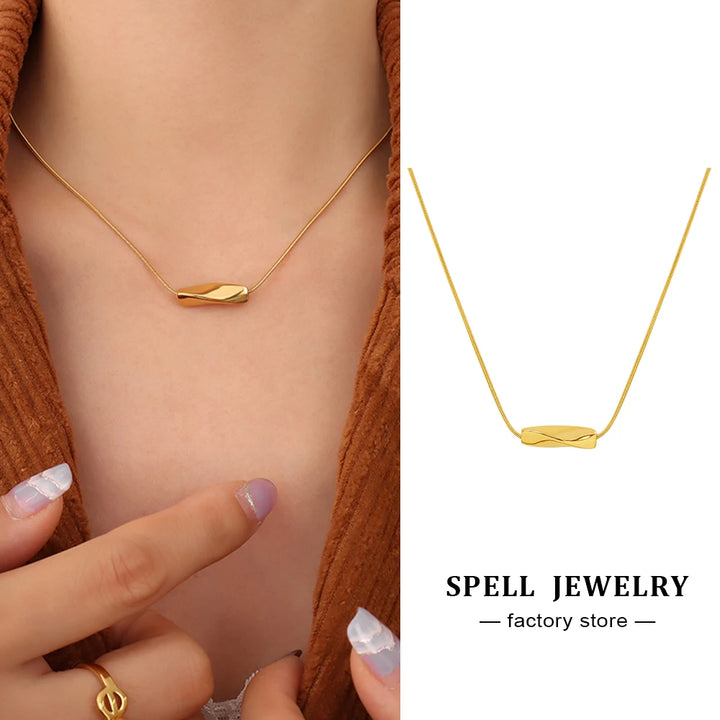 Spiral Pendant Necklace