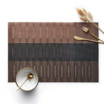 PVC Woven-Style Dining Placemats