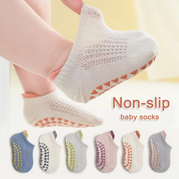 Baby Grip Socks – 6 Pairs