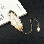 Metal Feather Bookmark