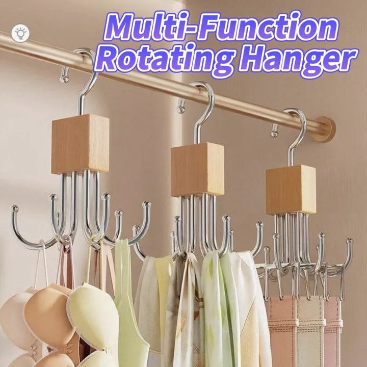 Rotating Multi-Hook Accessory Hanger