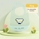 Bavoir d’alimentation réglable en silicone