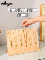Expositor de madera para collares