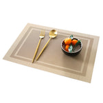 PVC Woven-Style Dining Placemats