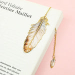 Metal Feather Bookmark