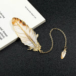 Metal Feather Bookmark