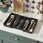 Large Expandable Cutlery Drawer Tray