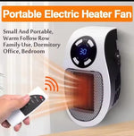 Mini calefactor de pared enchufable