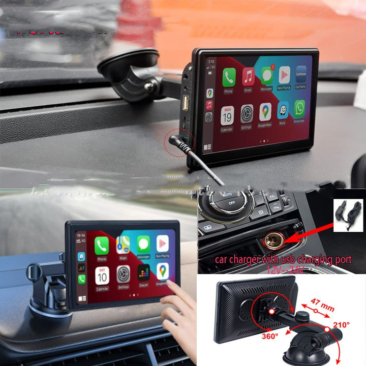 7-Inch IPS Car Screen Wireless CarPlay Android Auto