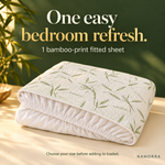 NAMORRA waterproof bamboo mattress protector: included