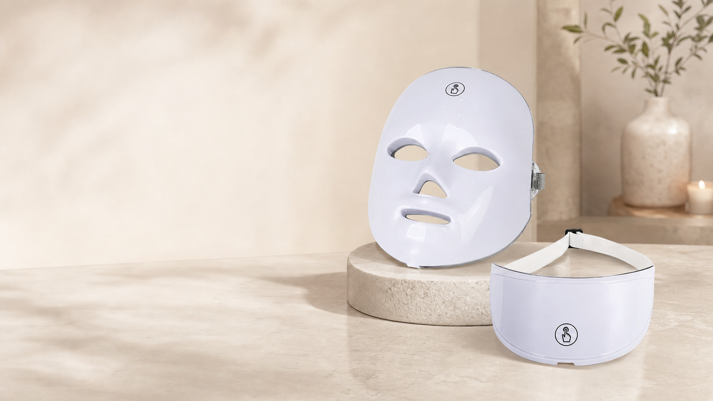 LED Facial Beauty Mask lifestyle banner (desktop)
